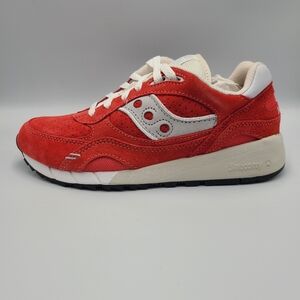 SAUCONY SHADOW 6000 Red_White SUEDE MEN’S SIZE 8.0Style S70662-6
